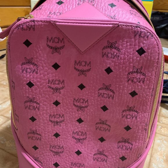 MCM pink backpack